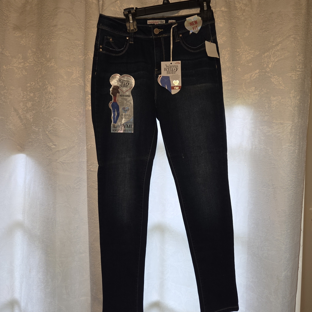 YMI Women's Dark Blue Skinny Jeans